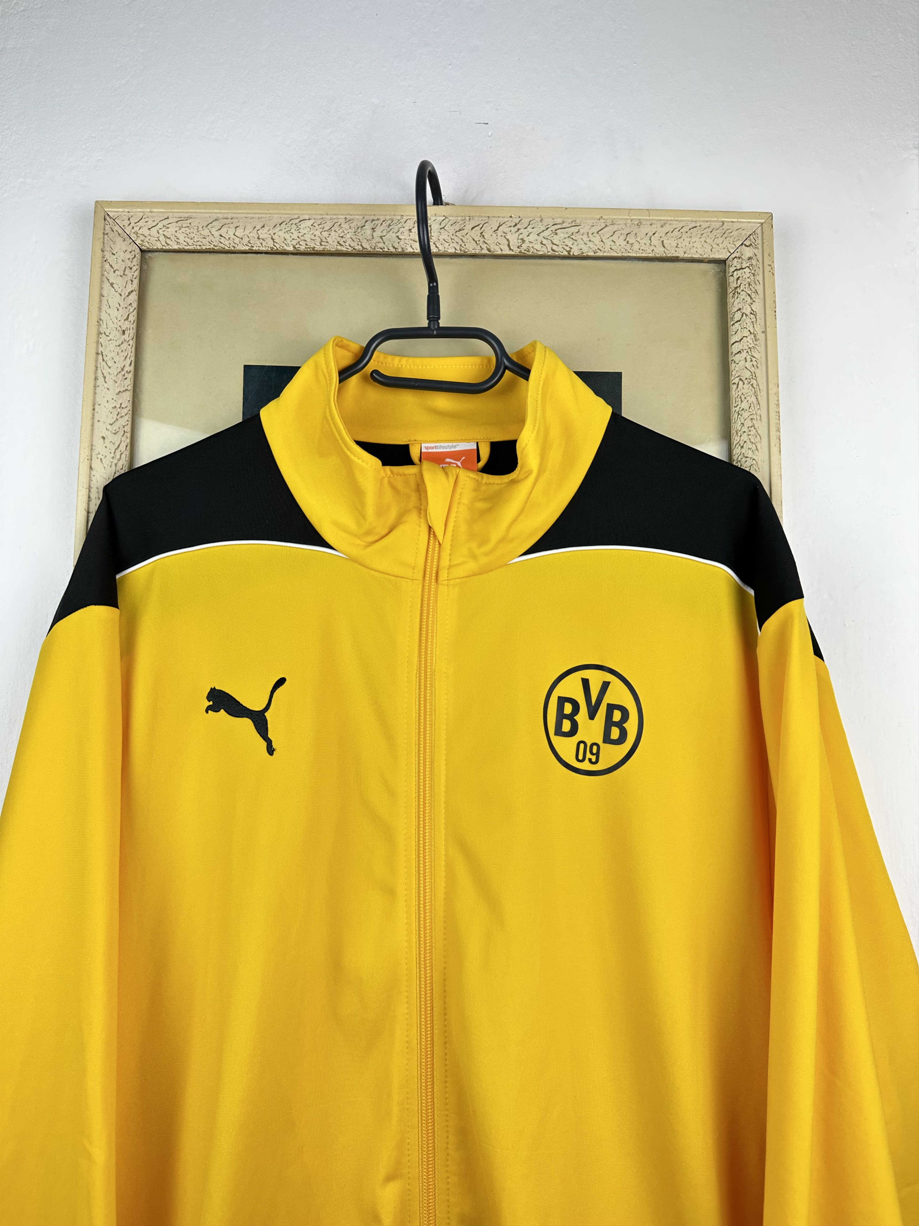Puma Puma Borussia Dortmund Football Jacket Soccer Track Top Size US XXL / EU 58 / 5 - 2 Thumbnail