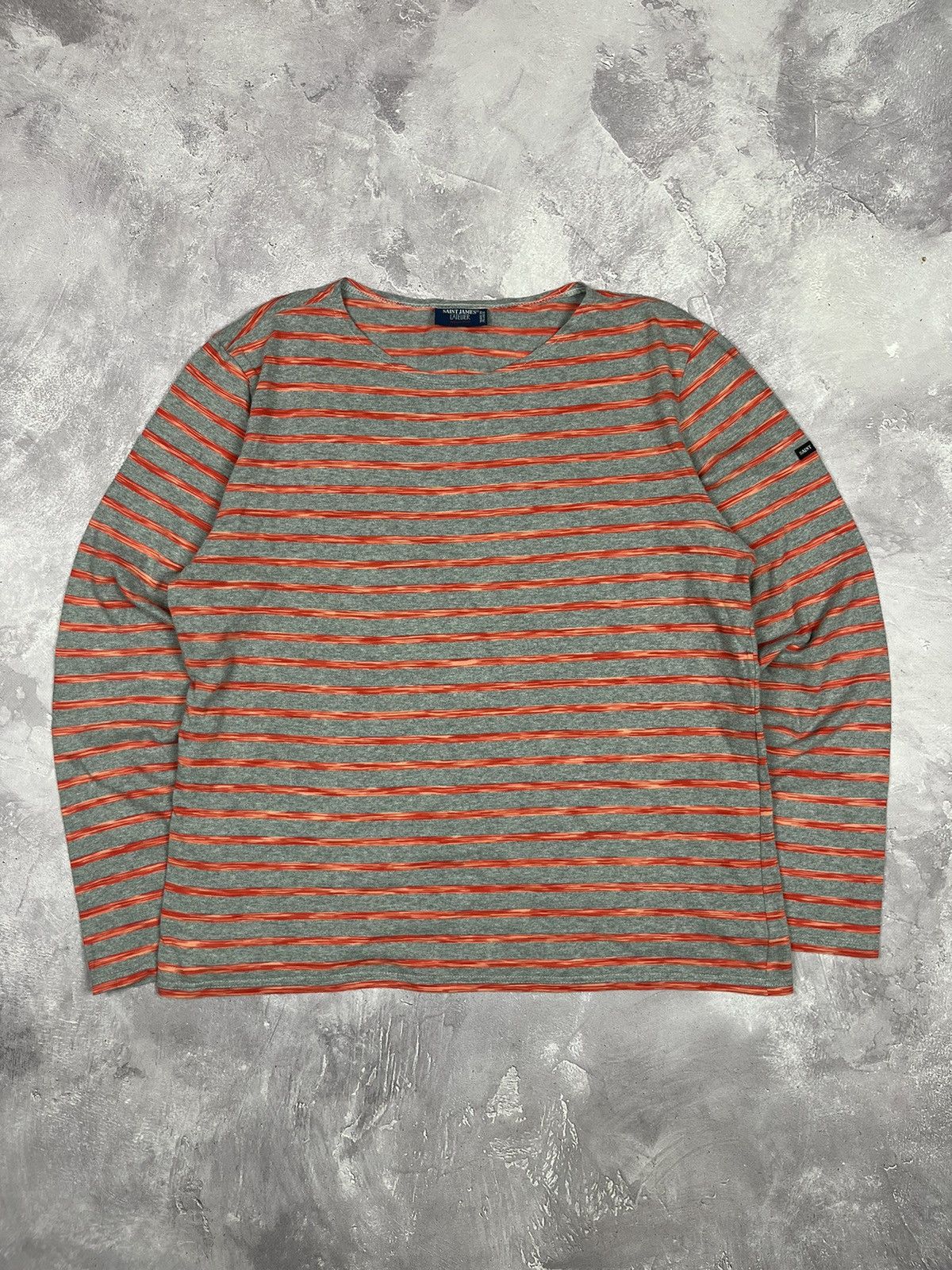 Saint James Vintage Saint James Striped Long Sleeve Tee Size US L / EU 52-54 / 3 - 1 Thumbnail