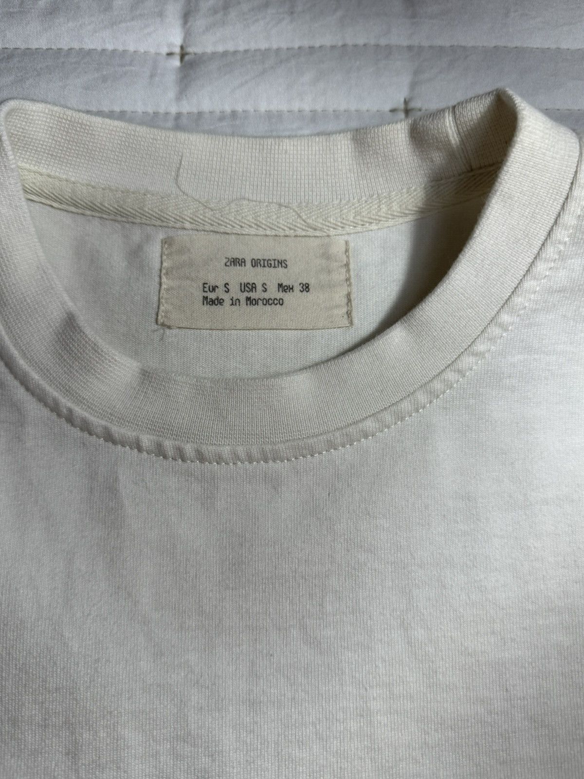 Zara Zara White Blank Tee Size US S / EU 44-46 / 1 - 2 Thumbnail