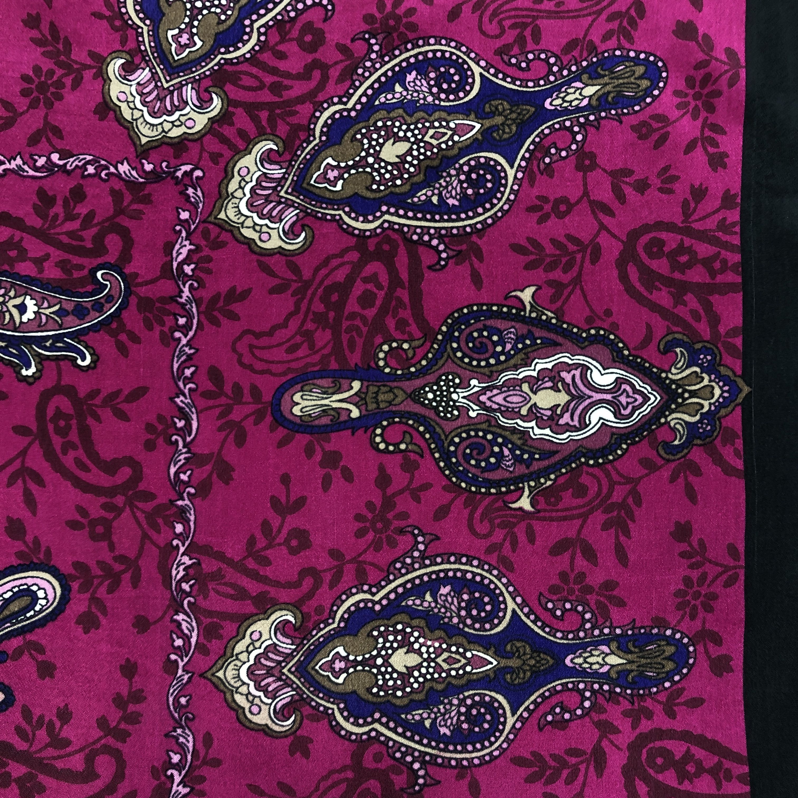 Other × Vintage Vintage SILK Scarf Twill Stole Wraps Scarves Size ONE SIZE - 7 Thumbnail