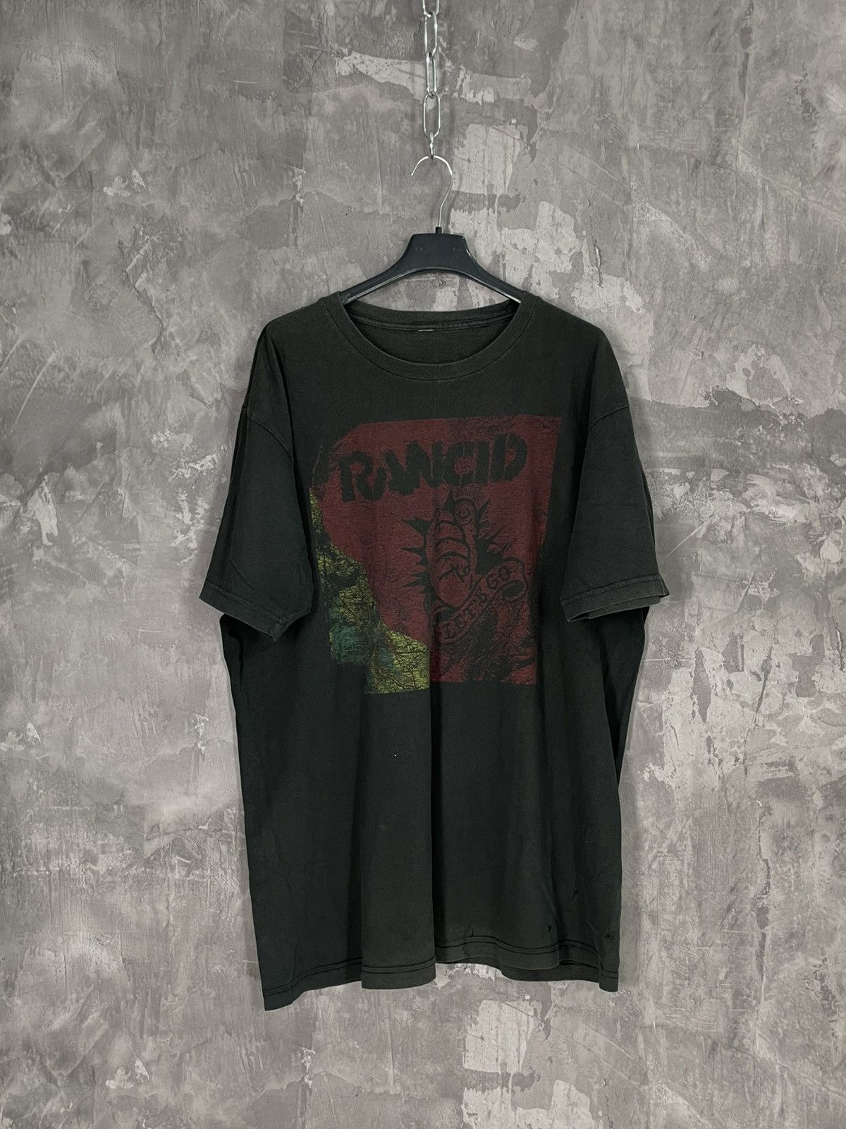 Band Tees × Vintage Vintage 1994s Rancid Punk Rock Band T-Shirt Size US L / EU 52-54 / 3 - 1 Thumbnail