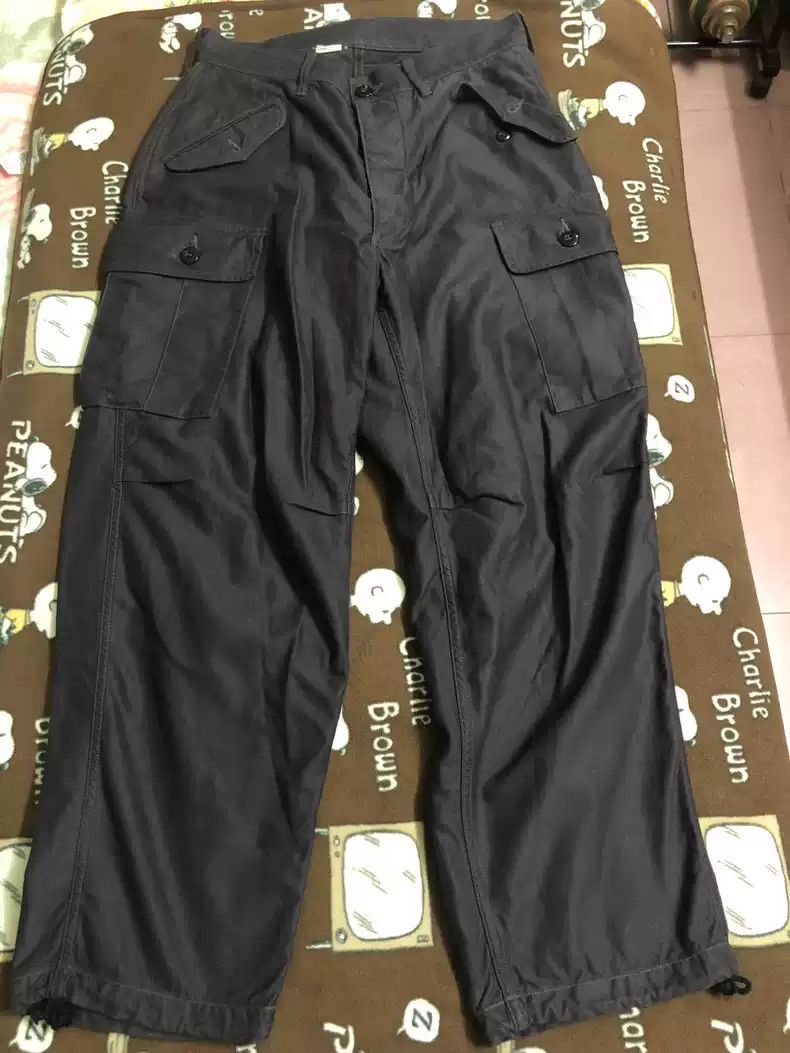 image of Freewheelers Jungle Fatigues 60' S Jungle Pants in Black, Men's (Size 30)