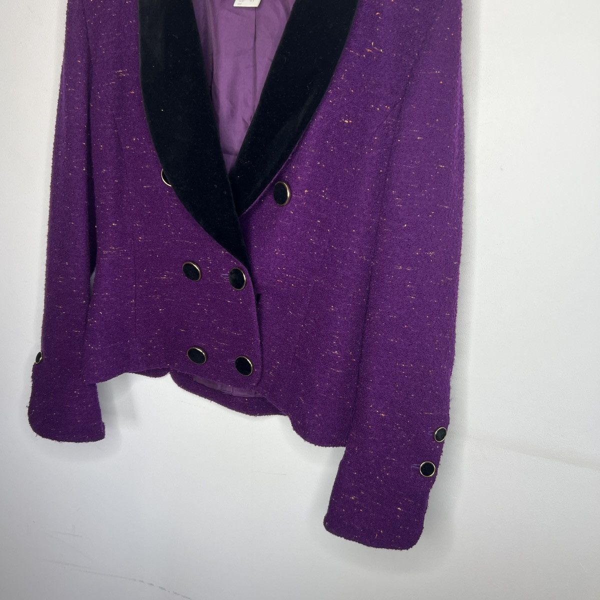 Karl Lagerfeld Karl Lagerfeld wool double breasted vintage jacket blazer Size M / US 6-8 / IT 42-44 - 2 Thumbnail