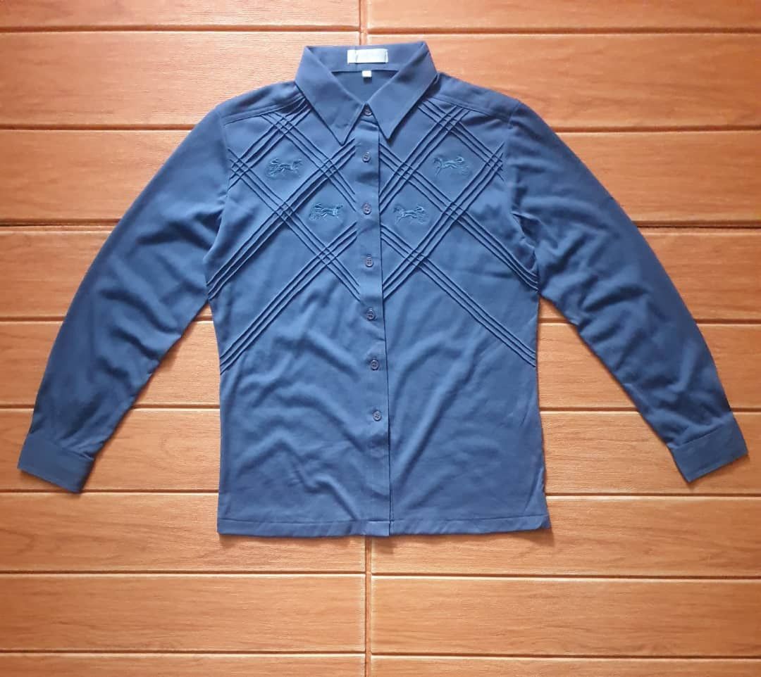 Japanese Brand Claude Paris longsleeve collar shirt Size M / US 6-8 / IT 42-44 - 1 Thumbnail