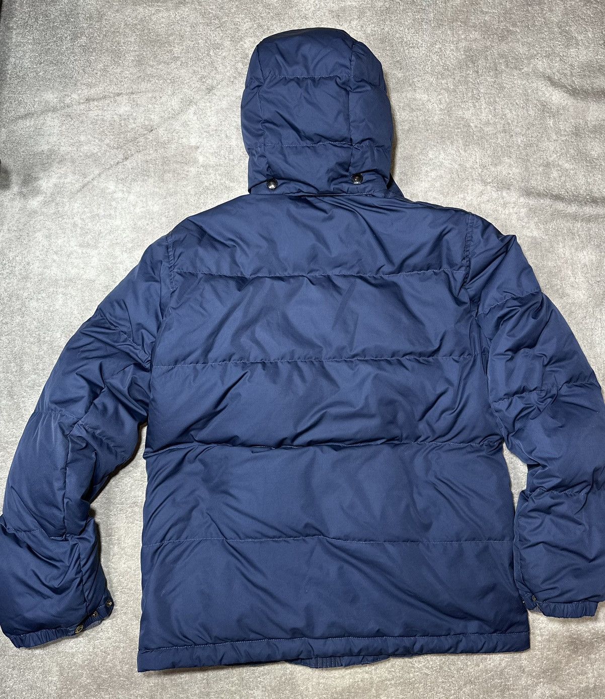 Polo Ralph Lauren × Ralph Lauren × Vintage Polo Ralph Lauren Navy Down Hooded Puffer Jacket Vintage Size US S / EU 44-46 / 1 - 8 Thumbnail