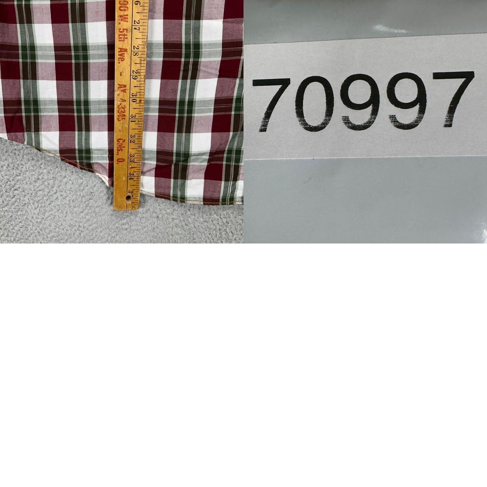 Roundtree & Yorke Roundtree & Yorke Casuals Mens Button-Down Shirt 2XT Tall Plaid Red Green Cotton Microfiber Button-Up Shirt Mens 2XT Tall Plaid Red Green Casuals Size US XXL / EU 58 / 5 - 8 Thumbnail