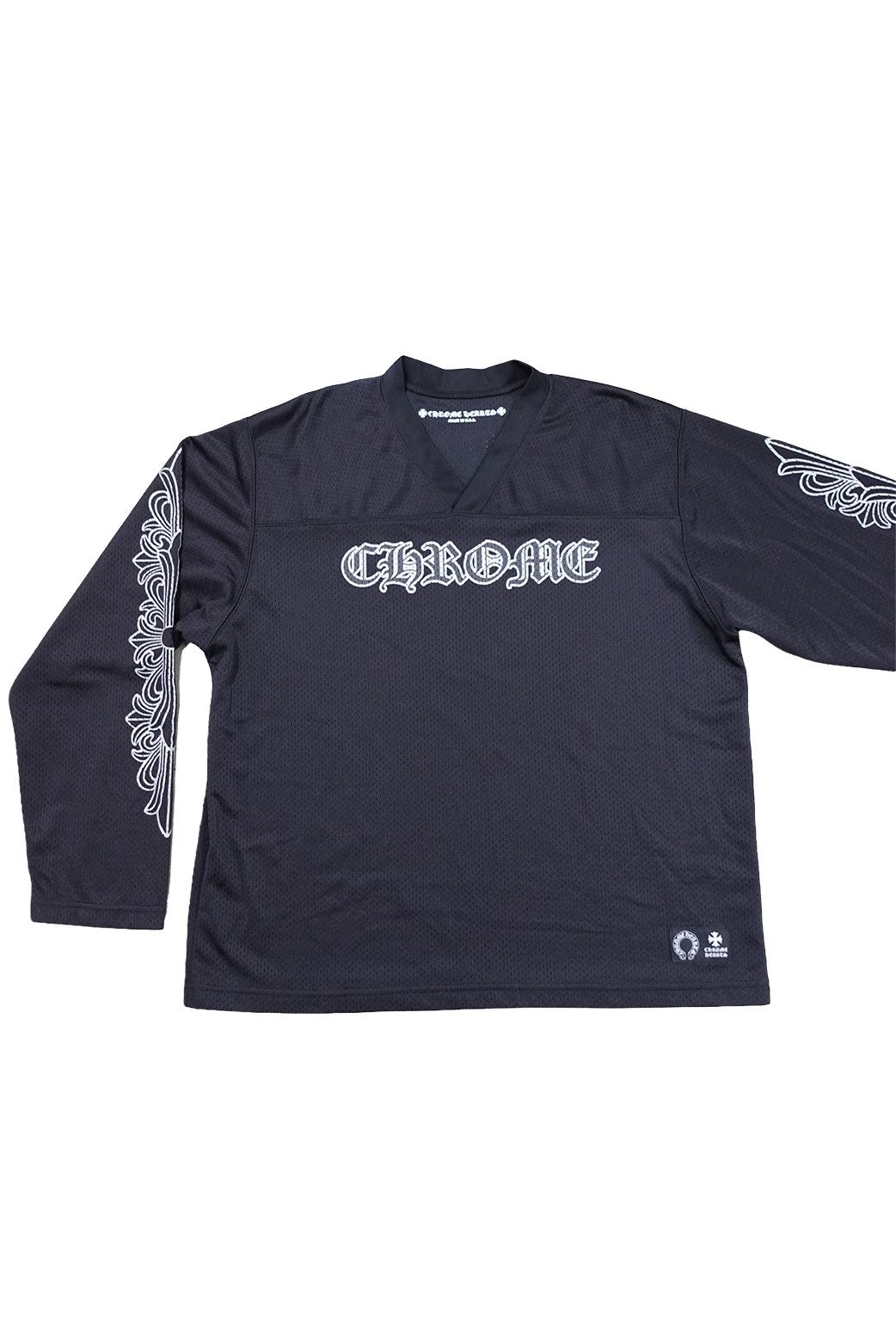 Chrome Hearts CHROME HEARTS MESH JERSEY LONG SLEEVE BLACK Size US S / EU 44-46 / 1 - 1 Thumbnail