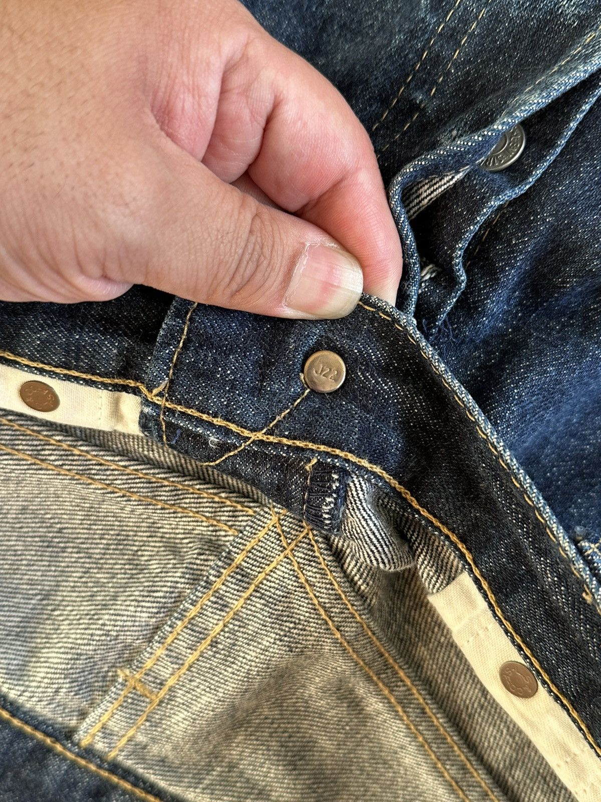 Levi's Vintage Clothing Vintage Levi’s Big E Selvedge 503B Denim Size US 32 / EU 48 - 6 Thumbnail