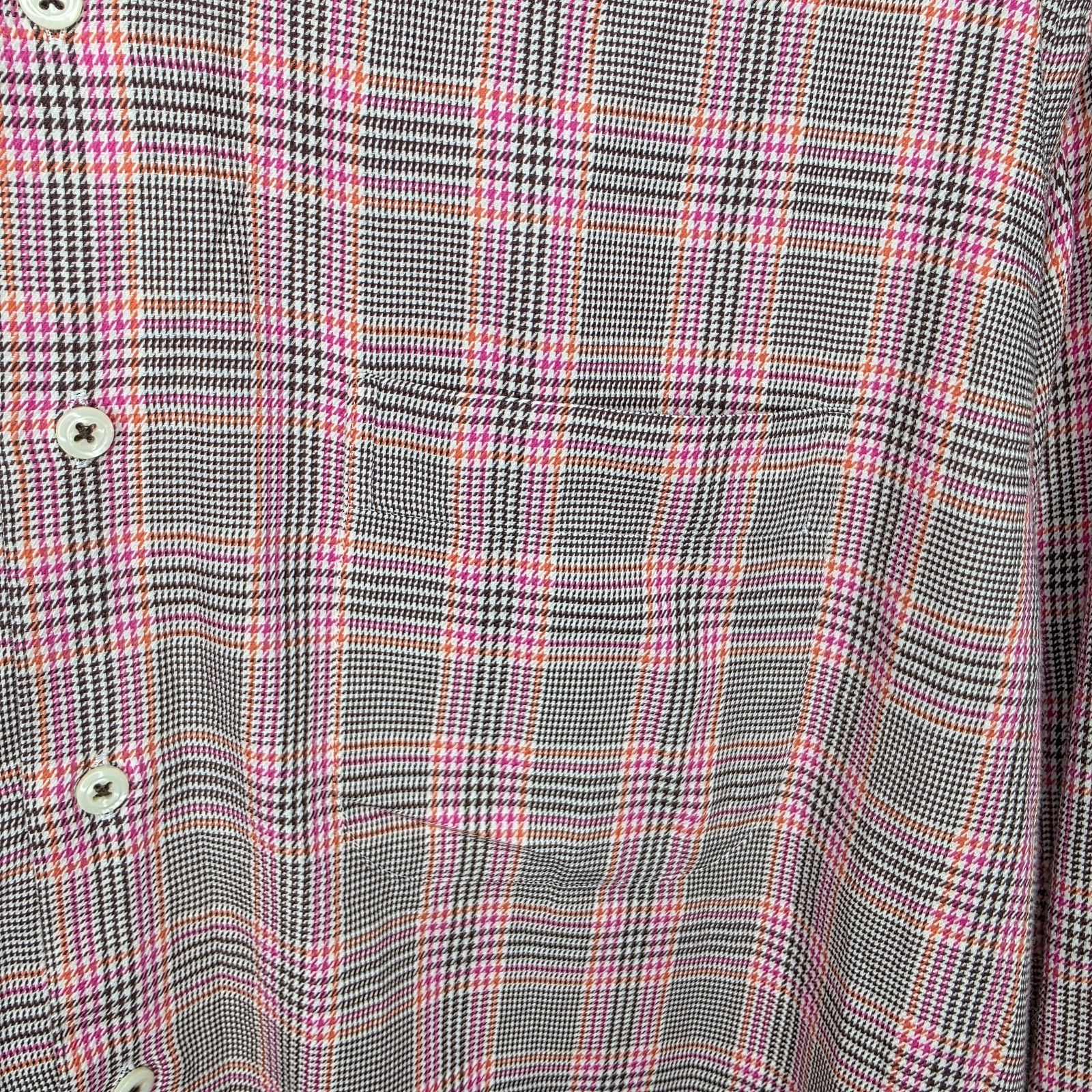 Peter Millar Peter Millar Button Front Men's Plaid Shirt Size Large Size US L / EU 52-54 / 3 - 6 Thumbnail