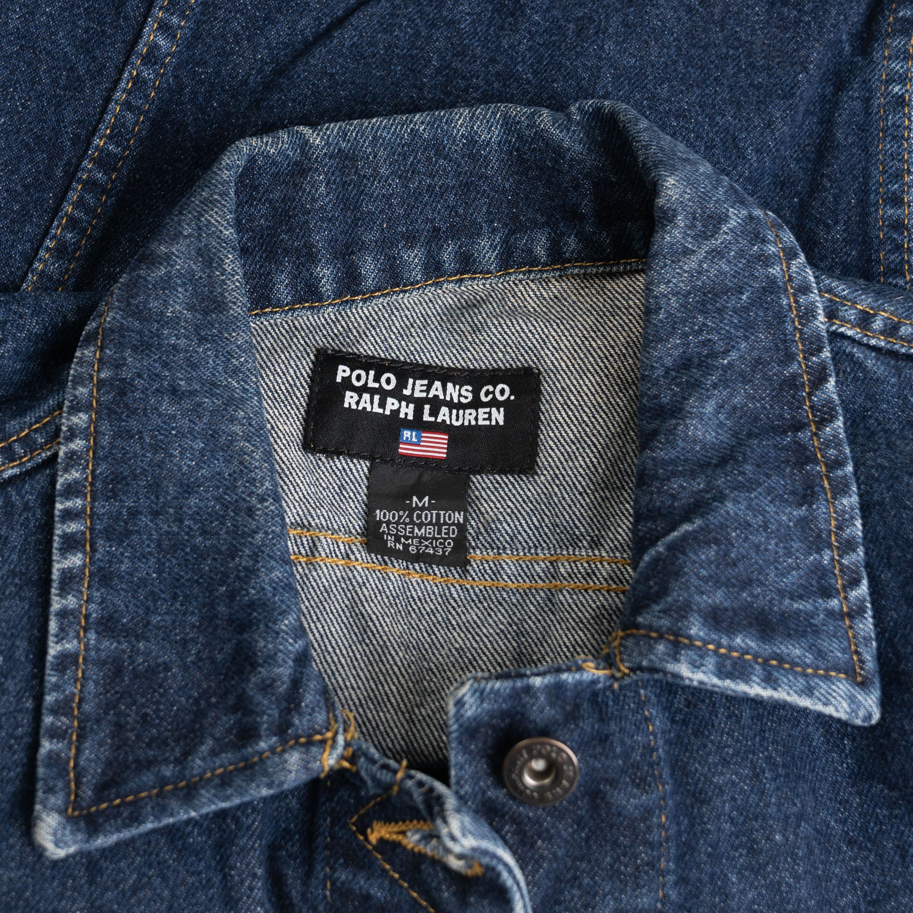 Polo Ralph Lauren × RRL Ralph Lauren × Ralph Lauren Vintage Polo Jeans Co Ralph Lauren Denim Jacket Size M / US 6-8 / IT 42-44 - 3 Thumbnail