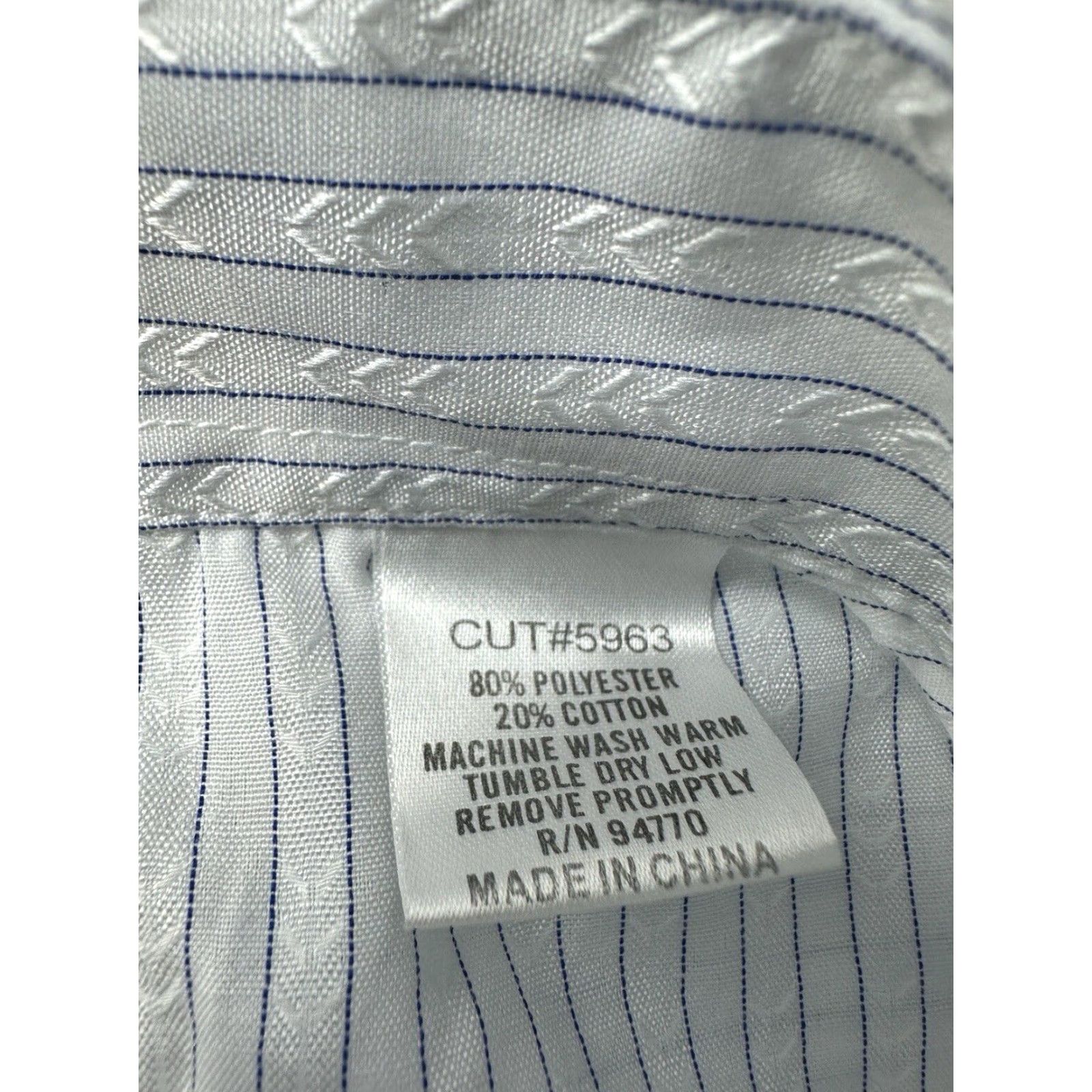 Vintage VINTAGE White Horse Western Shirt Men XL White Striped Long Sleeve Pearl Snap Rockabilly Size US XL / EU 56 / 4 - 6 Thumbnail