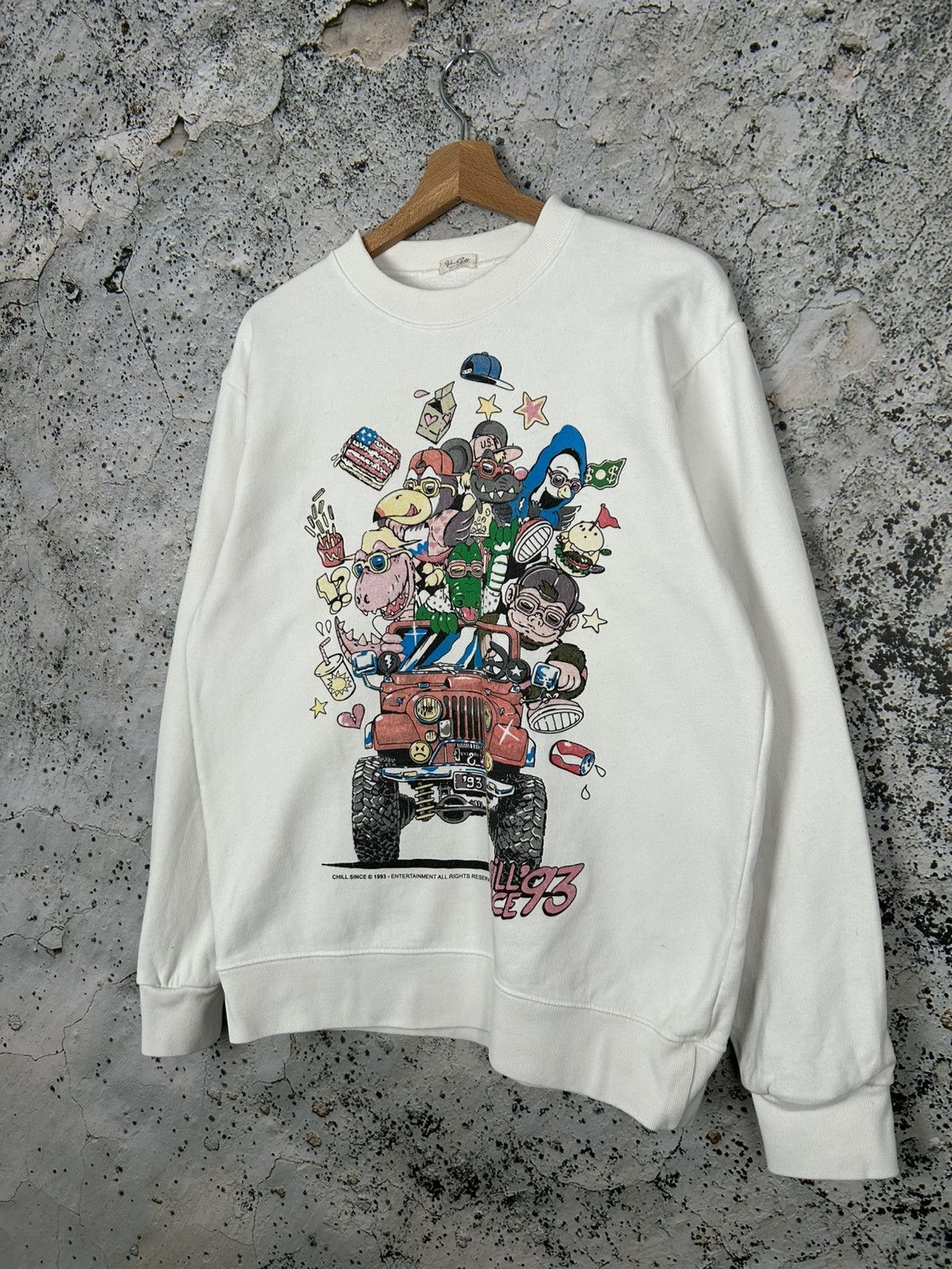 Vintage Vintage Chill Since 1993 Trip Crewneck Boxy Rap Baggy Hype Size US M / EU 48-50 / 2 - 2 Thumbnail