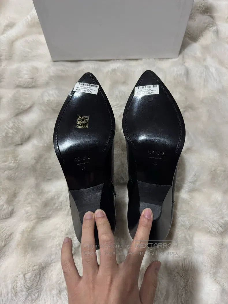 Celine CELINE Metal Toe Zipper Boots Size US 7 / EU 40 - 7 Thumbnail