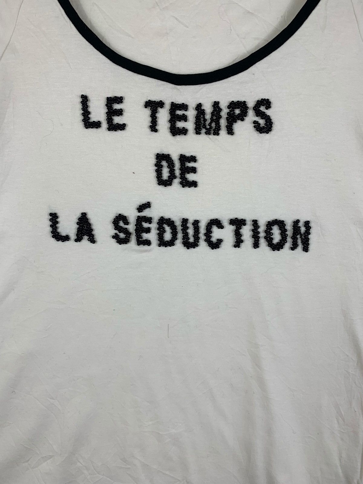 Lanvin Vintage LANVIN PARIS COLLECTION Le Temps Tee Shirt Top Size XS / US 0-2 / IT 36-38 - 3 Thumbnail