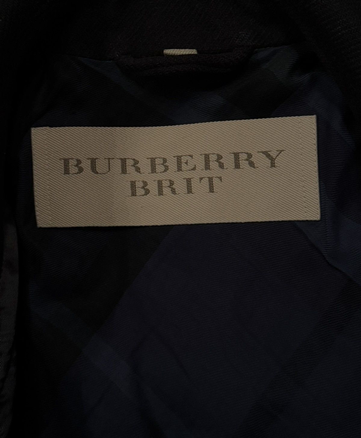 Burberry × Designer Burberry Brit double breasted wool coat jacket Size XL / US 12-14 / IT 48-50 - 8 Thumbnail