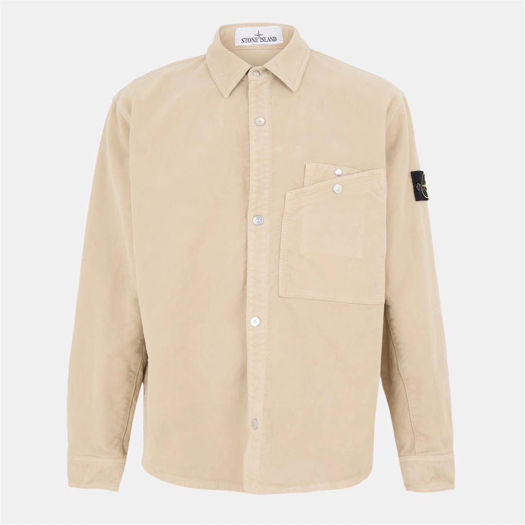 Stone Island o1g2r1mq0526 MSkin Overshirt in Beige Size US XXL / EU 58 / 5 - 1 Thumbnail