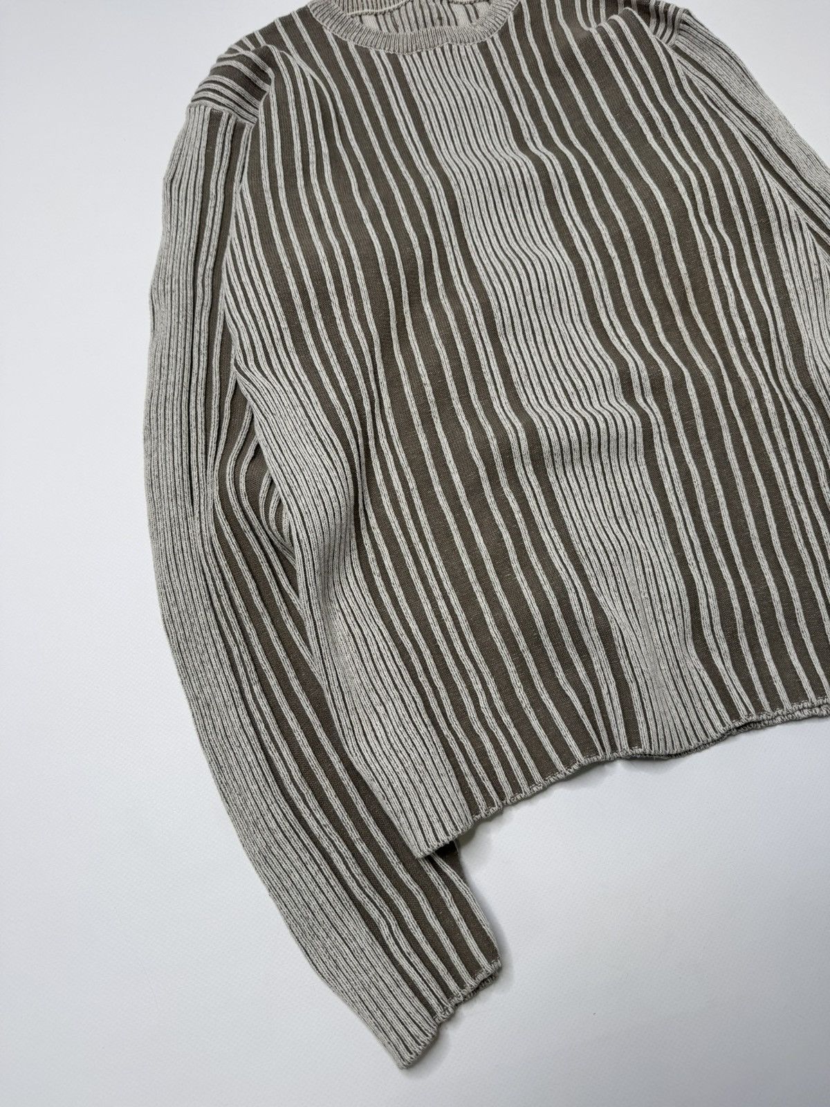 Vintage Vintage avant garde ribbed knit sweater y2k 00s if6was9 lgb Size US M / EU 48-50 / 2 - 4 Thumbnail