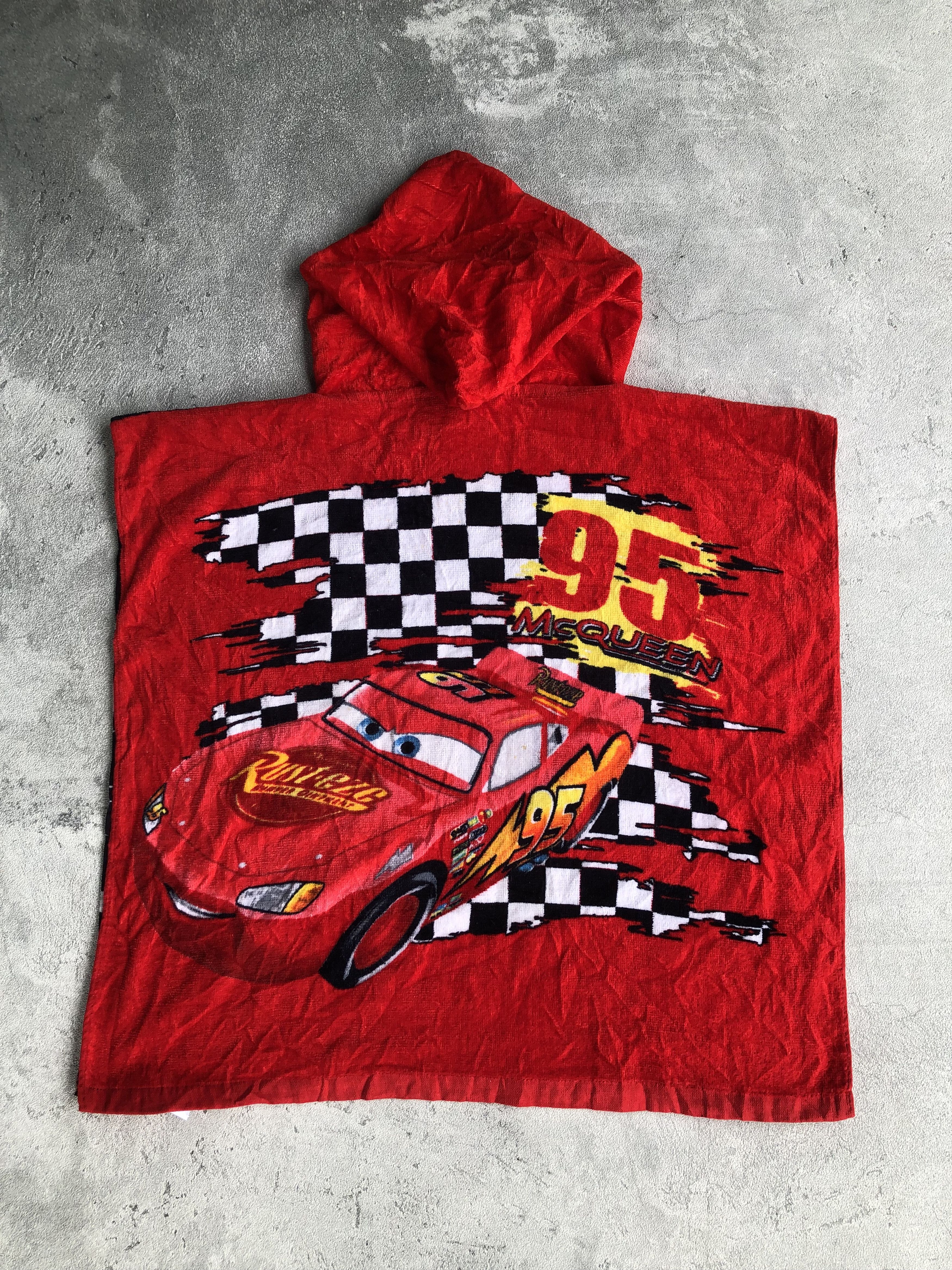 Cartoon Network × Vintage Vintage 90s Cartoon Cars Lightning Mcqueen Rare Towel Size ONE SIZE - 7 Thumbnail