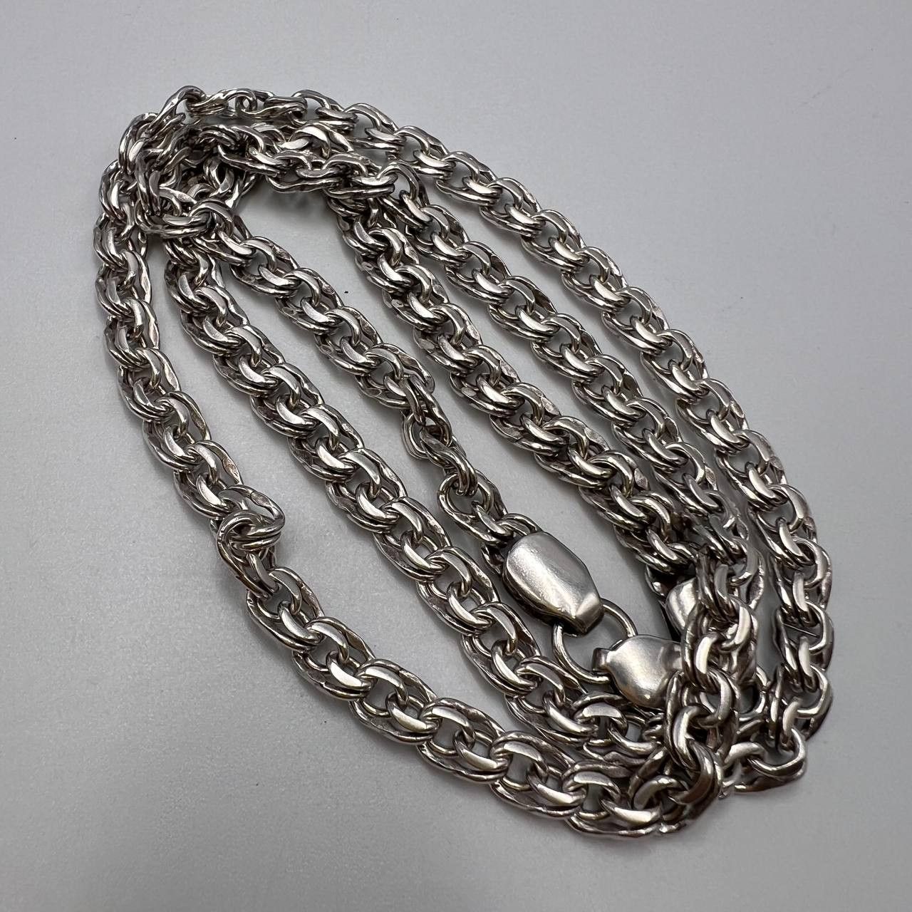 Jewelry Massive Vintage Sterling Silver 925 Chain Necklace 40 gr Size ONE SIZE - 4 Thumbnail