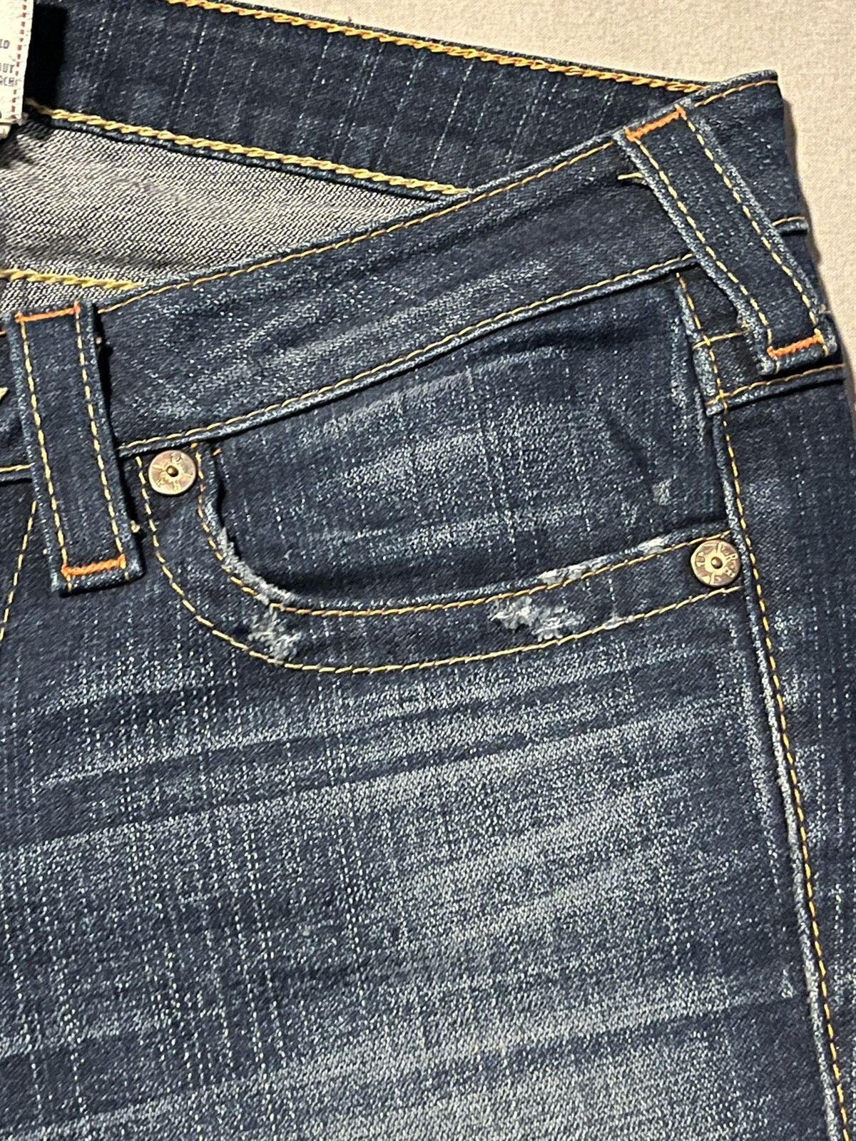 True Religion Vintage True Religion Brand Jeans Billy Straight Denim USA Size 29" - 8 Thumbnail