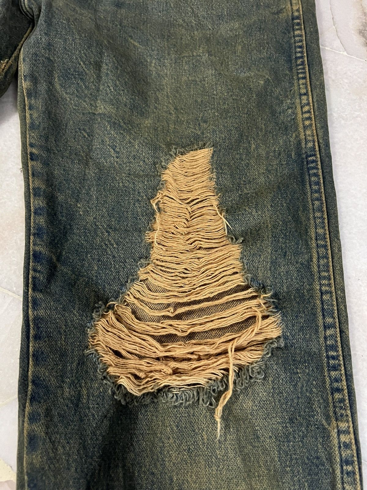 Wrangler Wrangler Distressed Rusty Jeans W30 Size US 30 / EU 46 - 6 Thumbnail