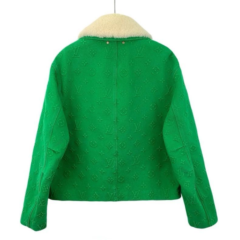 Louis Vuitton Louis Vuitton Green Logo Embossed Jacket-2507 Size US L / EU 52-54 / 3 - 2 Thumbnail