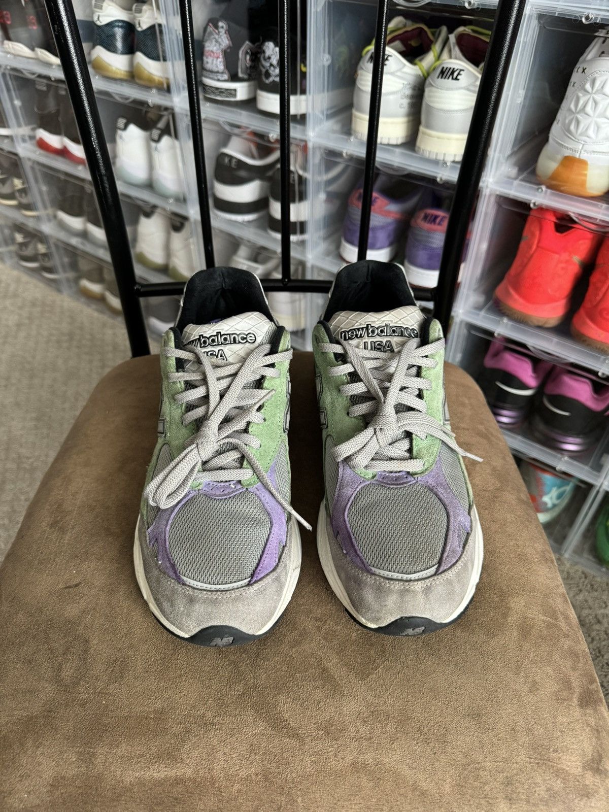 DC Comics × New Balance × Stray Rats New Balance 990v3 Stray Rats The Joker Grey Sonic Rare 11.5 Size US 11.5 / EU 44-45 - 3 Thumbnail