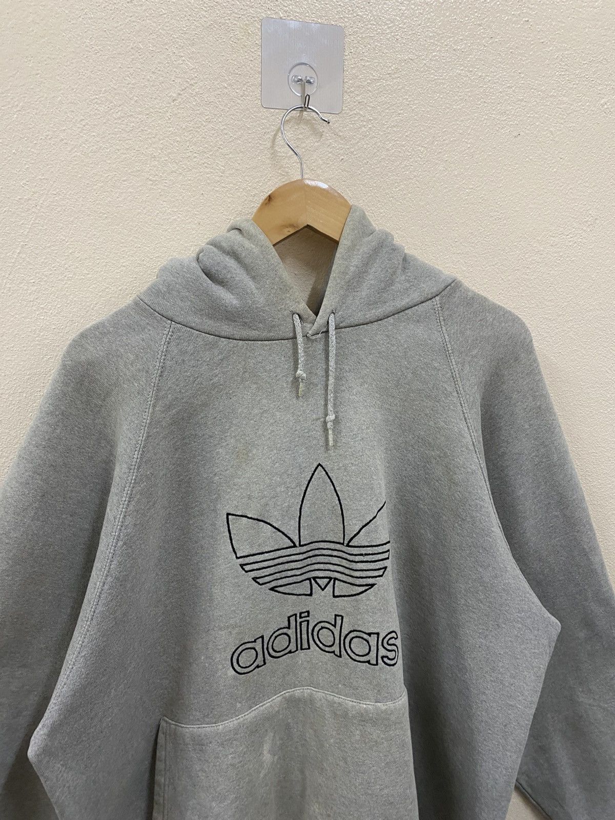 Adidas Vintage Adidas Big Logo Pullover Size US XL / EU 56 / 4 - 3 Thumbnail