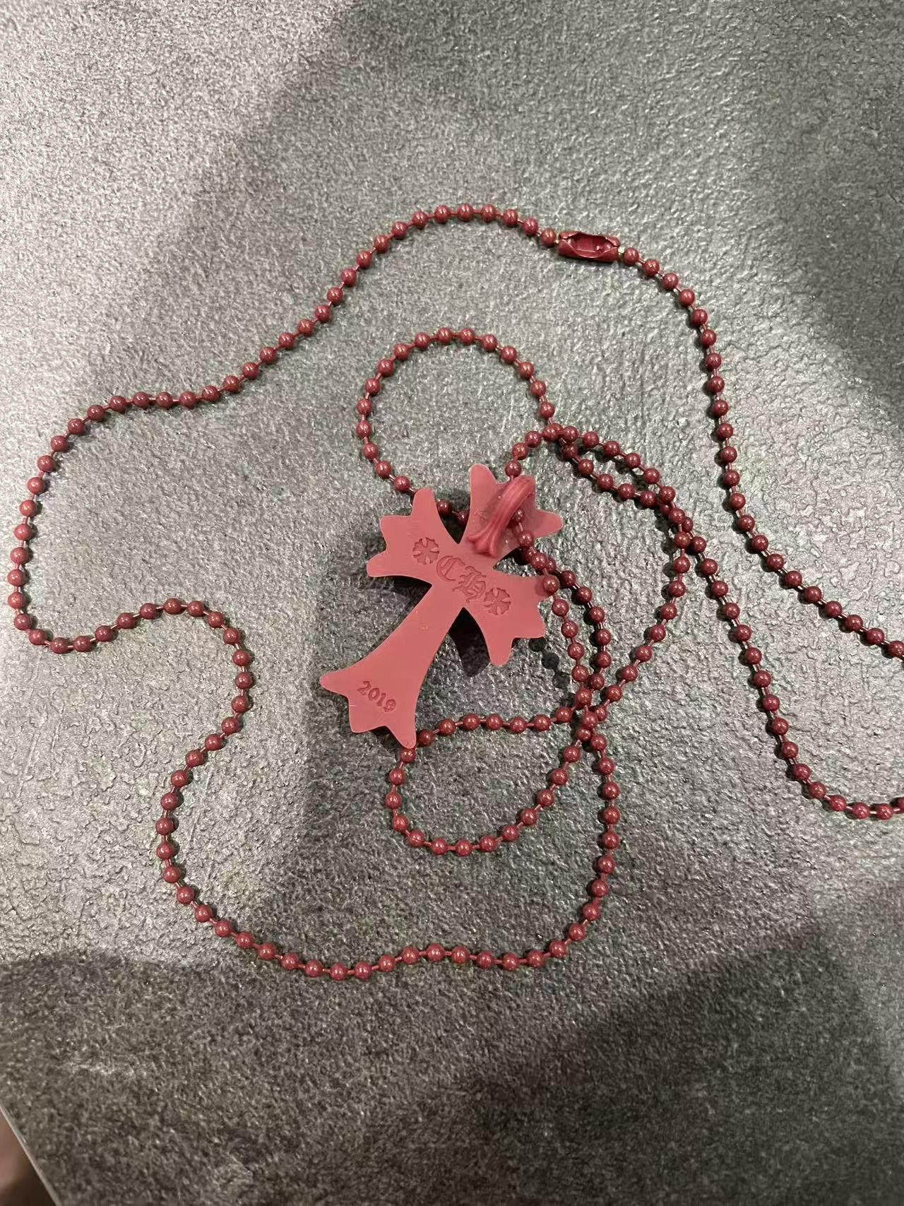 Chrome Hearts Chrome Hearts Resin Cross Pendant Ball Chain Necklace Size ONE SIZE - 5 Thumbnail
