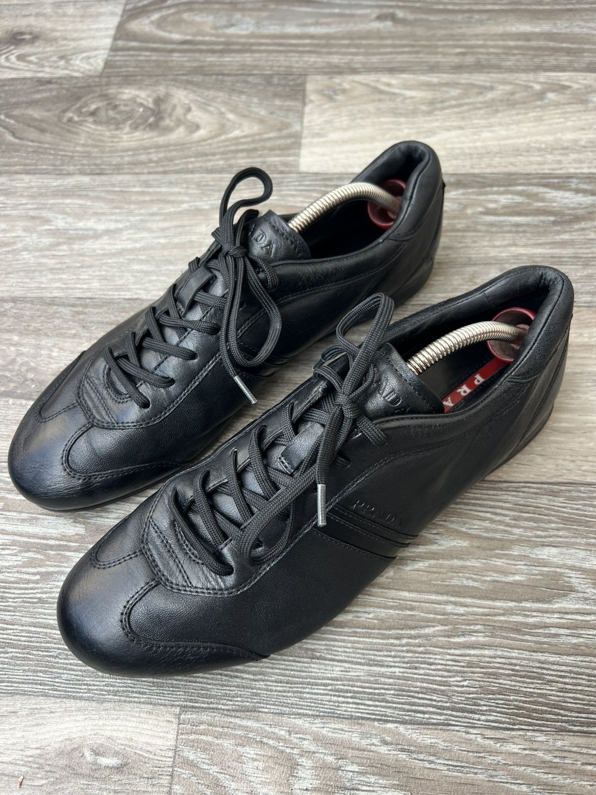 Prada PRADA Leather MonteCarlo Sneaker Size US 10.5 / EU 43-44 - 5 Thumbnail