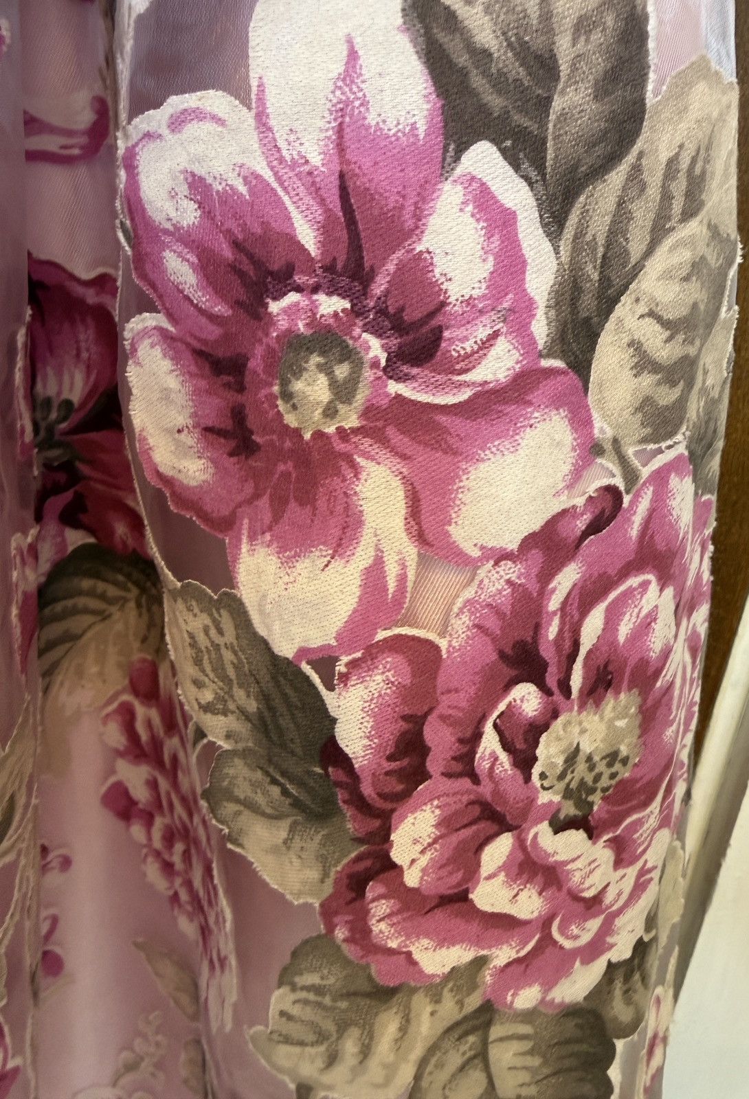Anthropologie BHLDN Anthropologie Merritt Purple Floral Strapless Gown Size L / US 10 / IT 46 - 3 Thumbnail