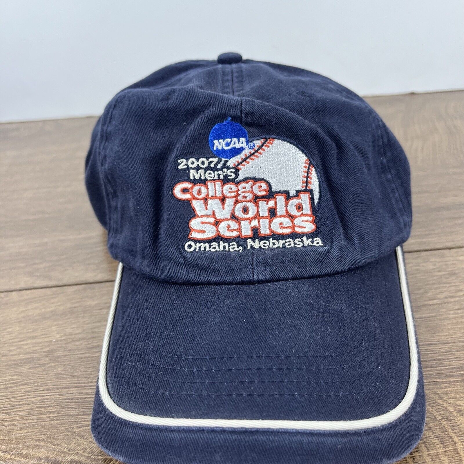 Other 2007 Mens College World Series Hat Blue Cap Adjustable Blue Size ONE SIZE - 4 Thumbnail