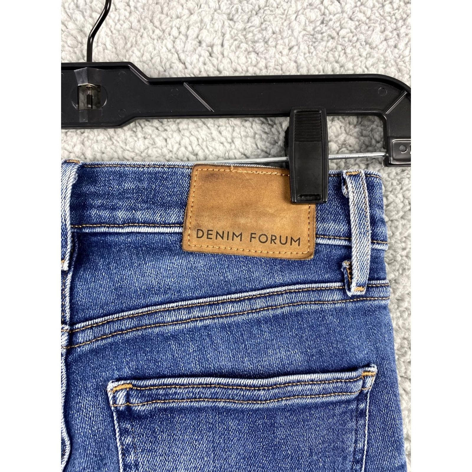 Denime Denim Forum Jeans Women's Size 2 Skinny Mid Wash Denim Blue 31-29 Size 26" / US 2 / IT 38 - 7 Thumbnail