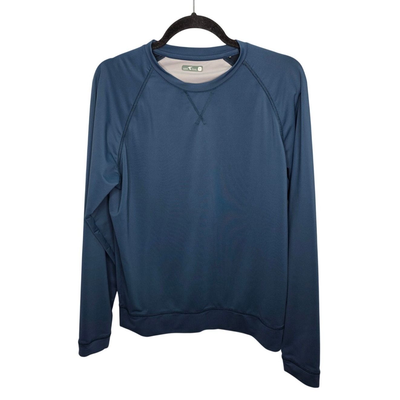Other GenTeal Blue Long Sleeve Bamboo Blend Crewneck Shirt Size US M / EU 48-50 / 2 - 1 Thumbnail