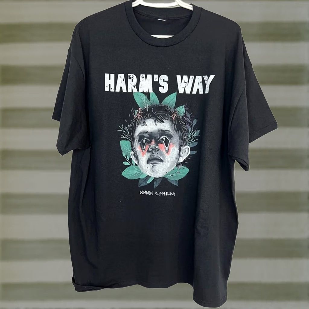 Vintage HARM’S WAY COMMON SUFFERING HARDCORE BAND CONCERT TEE SHIRT XL Men Black NWOT Size US XL / EU 56 / 4 - 1 Thumbnail