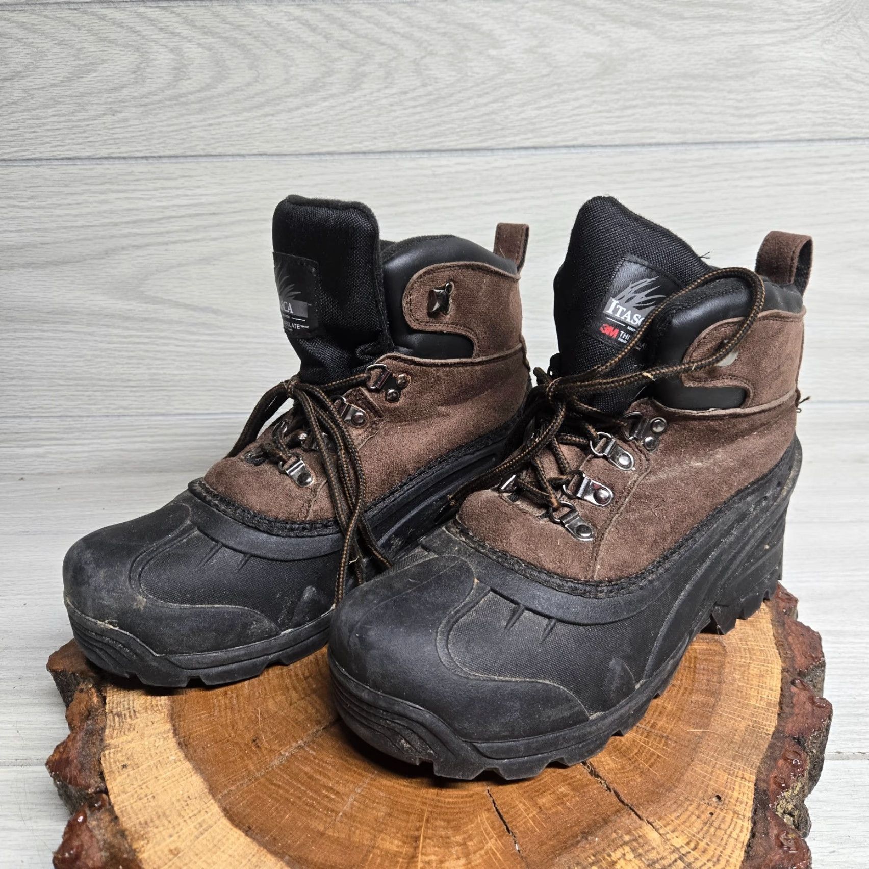 Vintage VINTAGE Itasca Itasca Thinsulate 3M Boots Snow Boot Men Adult Size 8 Brown 3M Thinsulate Boots Mens Size 8 Brown Size US 8 / EU 41 - 2 Thumbnail