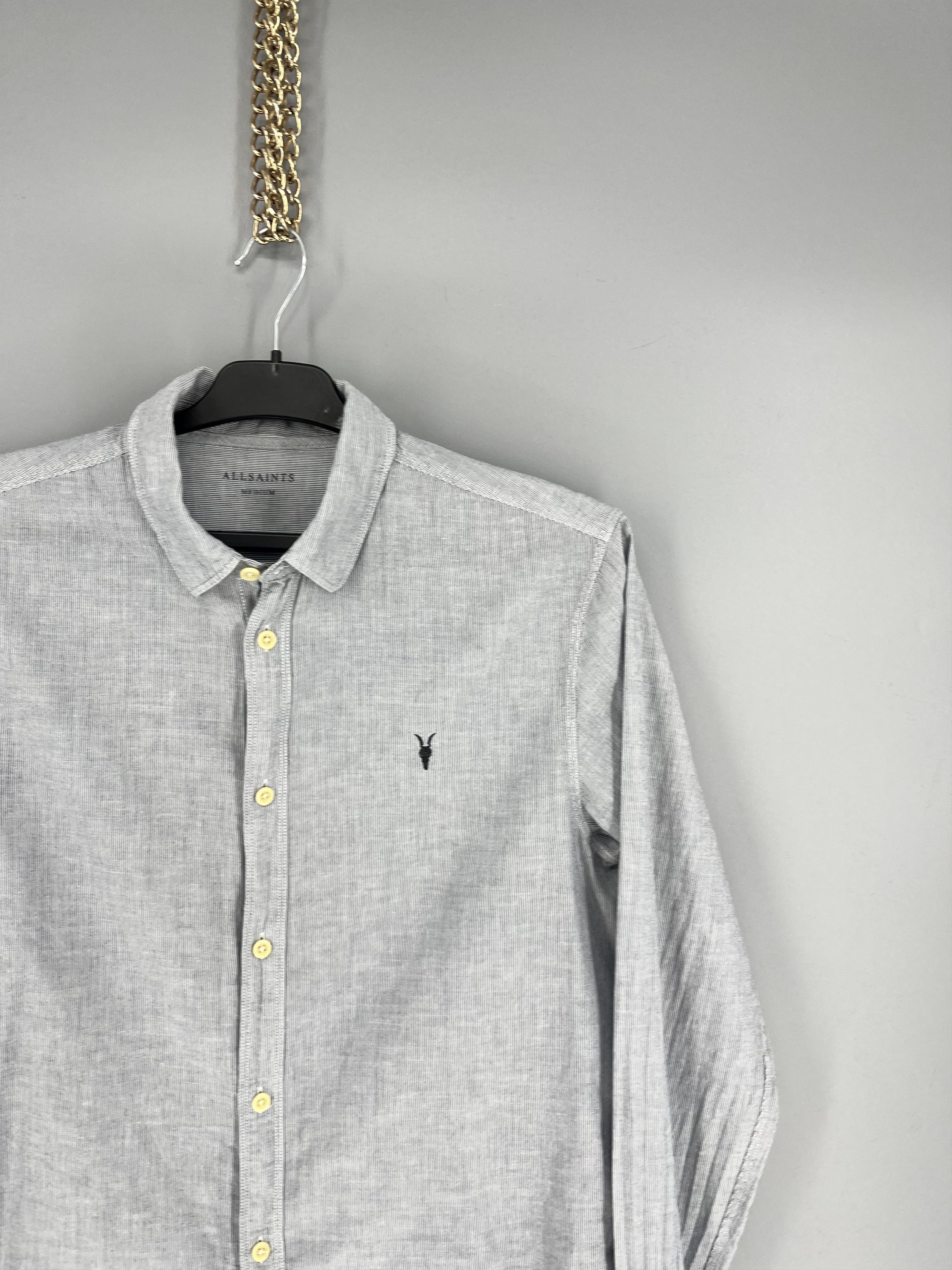 Allsaints Vintage Striped Shirt Allsaints Size M Rare Luxury Size US M / EU 48-50 / 2 - 5 Thumbnail