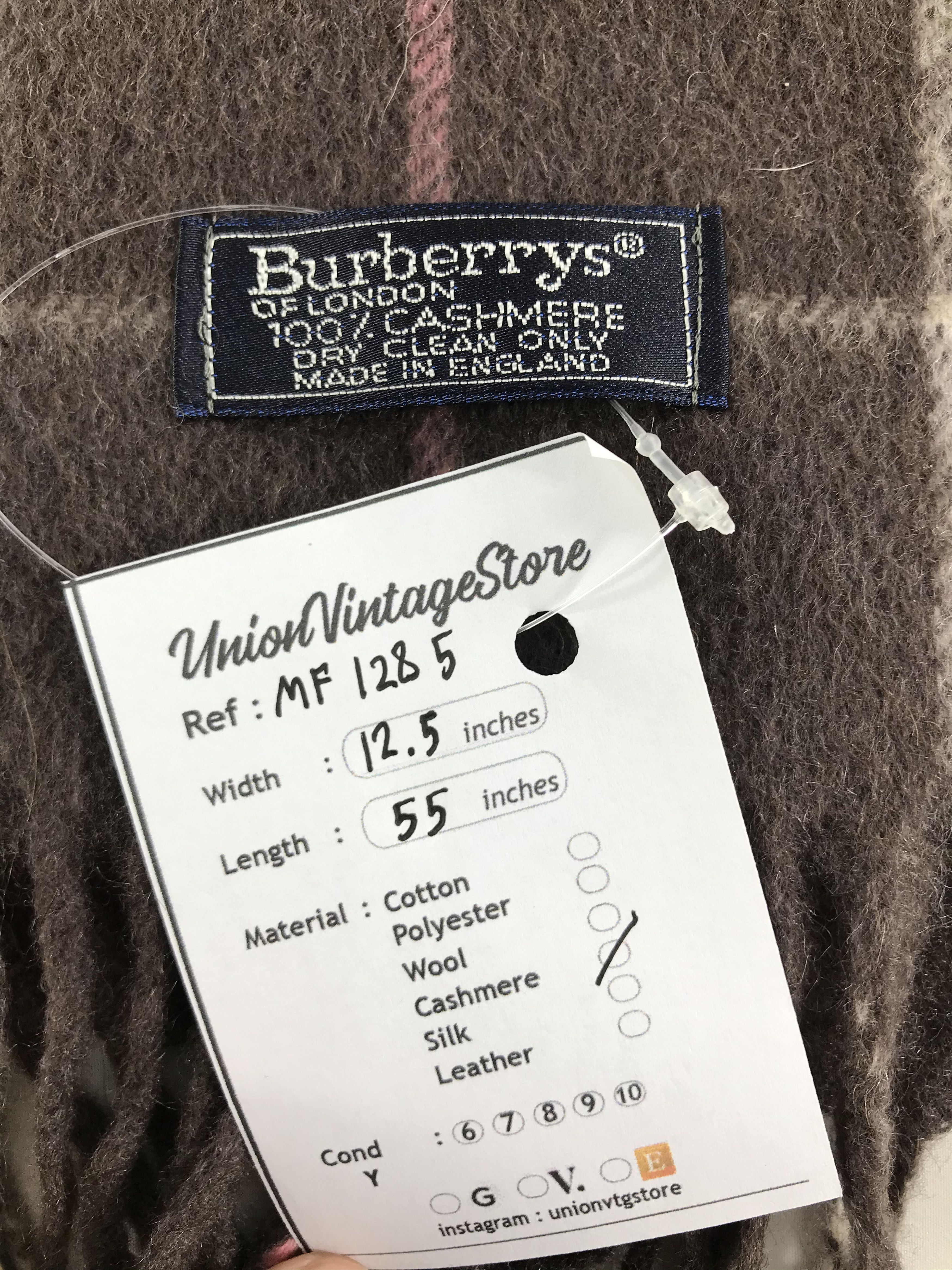 Burberry Vintage Burberry Scarf/Muffler/Neckwear MF1285 Size ONE SIZE - 4 Thumbnail
