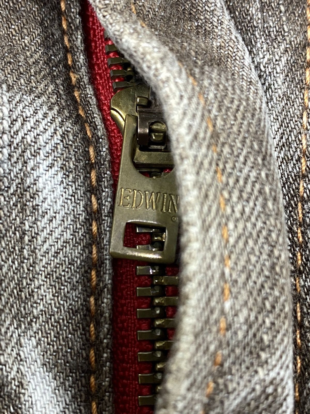 Edwin RARE ‼️ VTG EDWIN BLUE TRIP CRAZY FADED BROWN FLARE JEANS Size US 30 / EU 46 - 21 Thumbnail