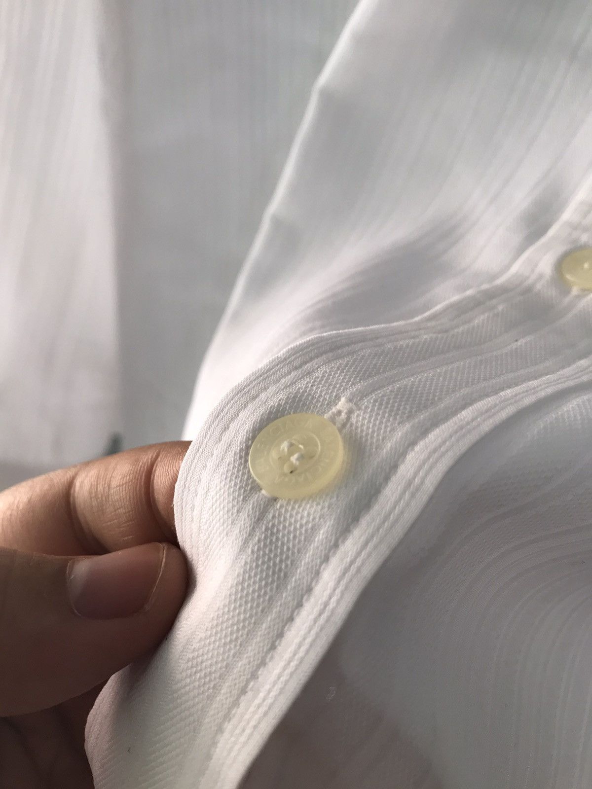 Balenciaga × Vintage Vintage Balenciaga White Casual Shirts Size US M / EU 48-50 / 2 - 7 Thumbnail