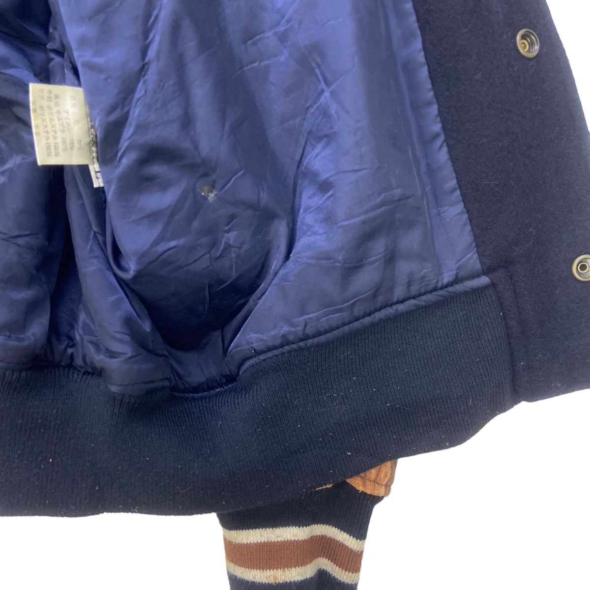 Japanese Brand × Vintage Vintage E B. N Caves D Grace Street Fashion Varsity Jacket Size US M / EU 48-50 / 2 - 19 Thumbnail