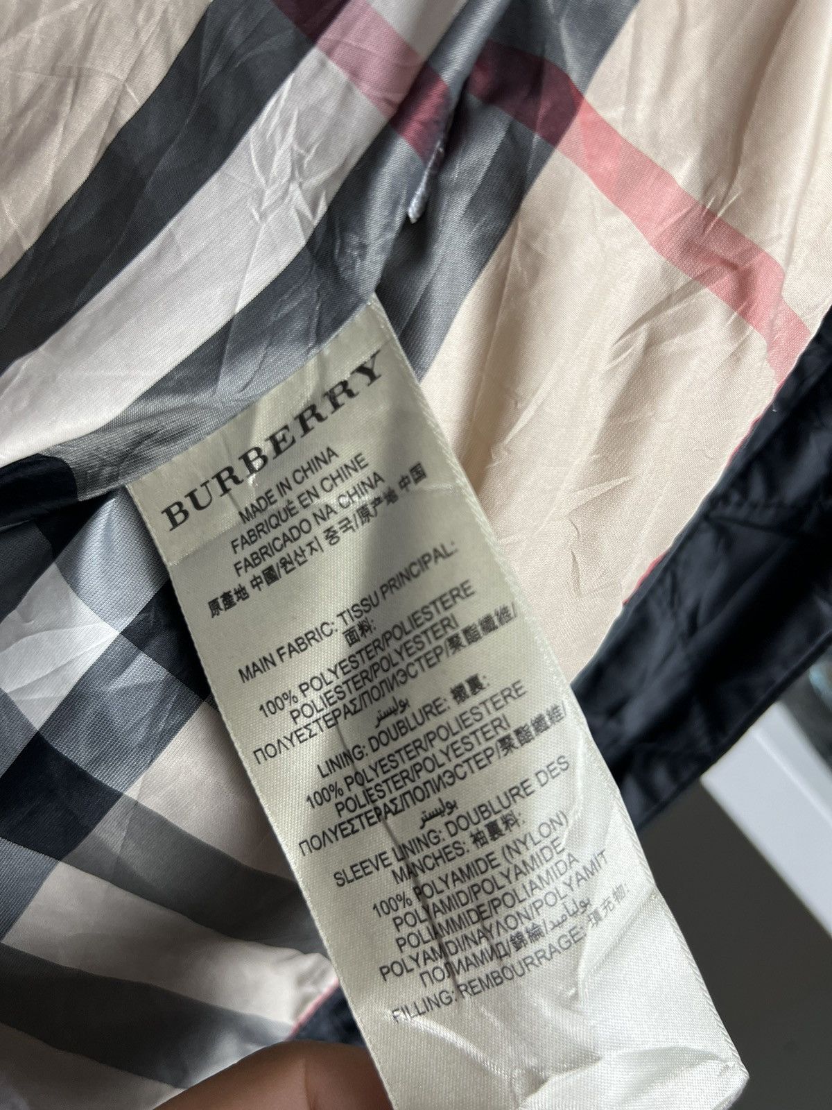 Burberry × Designer Burberry Nova Check puffer parka jacket L designer old money Size L / US 10 / IT 46 - 5 Thumbnail