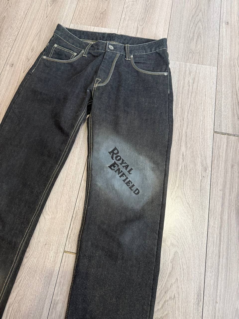 Vintage Royal Enfield moto eleven kewlar jeans W33 L32 Size US 33 - 3 Thumbnail