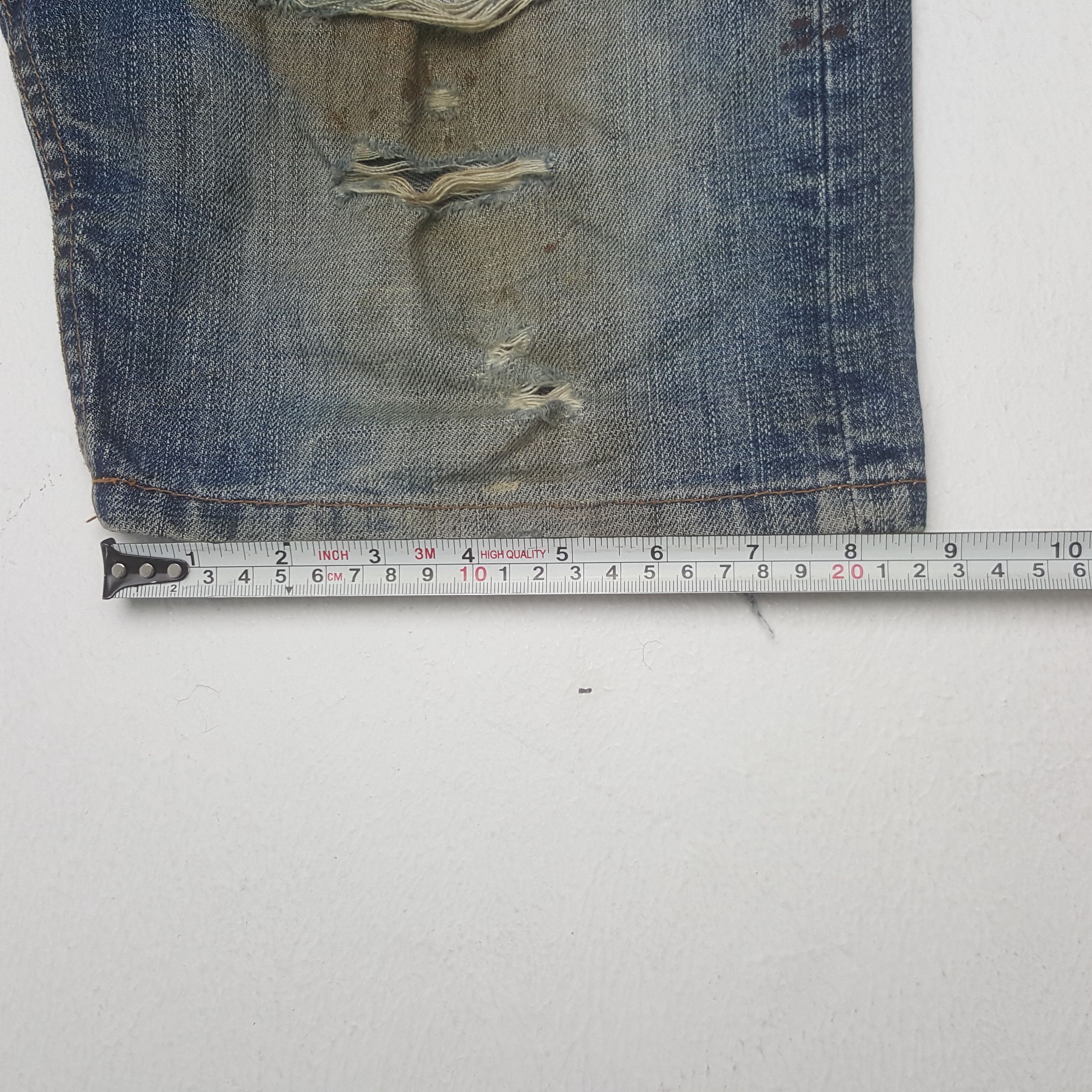 Beams Plus Vintage Beams Japanese Brand Distressed Shorts Denim Jeans Size US 32 / EU 48 - 12 Thumbnail