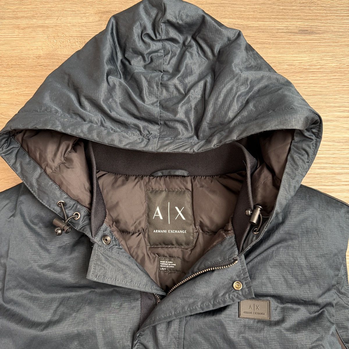 Armani Exchange Armani Exchange dark navy puffer vest down hood L Size US L / EU 52-54 / 3 - 3 Thumbnail