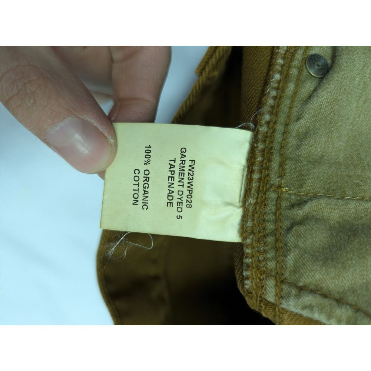 Aime Leon Dore o1rshd1 Garment Dyed Straight Fit Denim in Tapenade Size US 32 / EU 48 - 18 Thumbnail