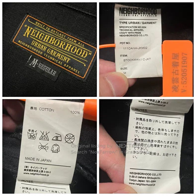 Neighborhood Neighborhood 11ss Black Spirit Fringe Denim Jacket, Size M Size US M / EU 48-50 / 2 - 9 Thumbnail