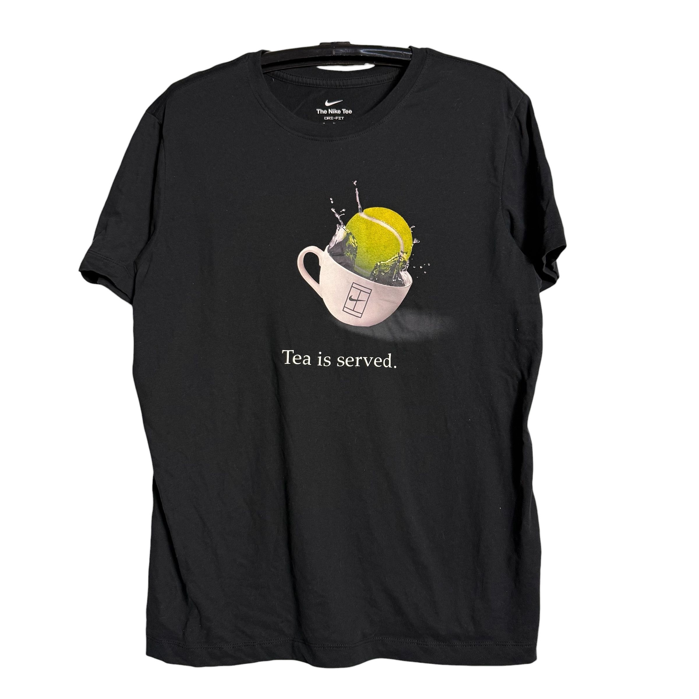 Nike 🔥RARE🔥NikeCourt Dri-Fit Tennis 'Tea is Served' T-shirt Size US XL / EU 56 / 4 - 1 Thumbnail