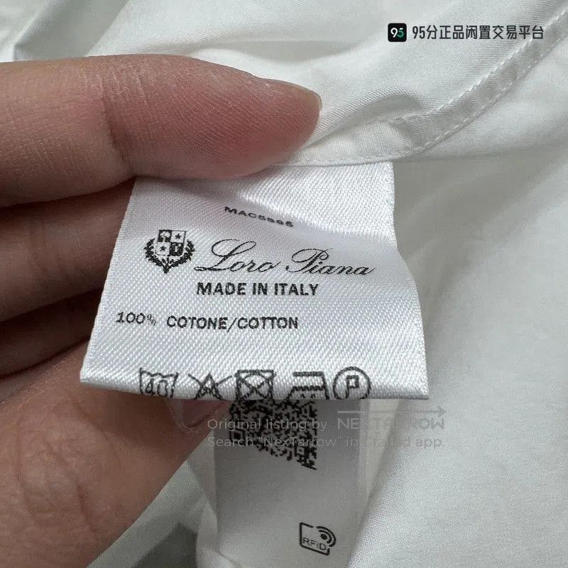 Loro Piana Loro Piana Unisex White Long. Size US M / EU 48-50 / 2 - 4 Thumbnail