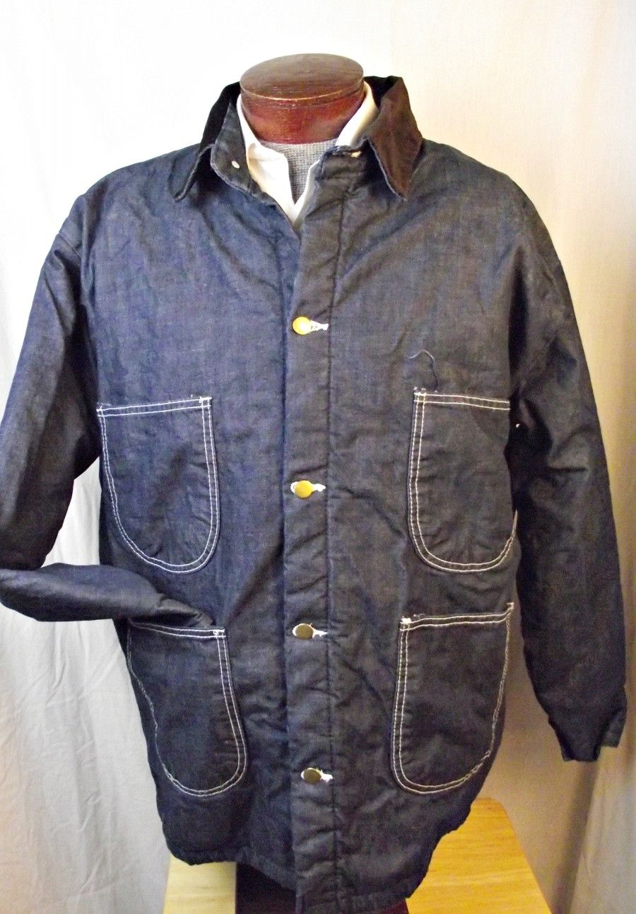 Other Victory Supply Denim Blanket Lined Prison Yard Chore Coat Size US XL / EU 56 / 4 - 2 Thumbnail